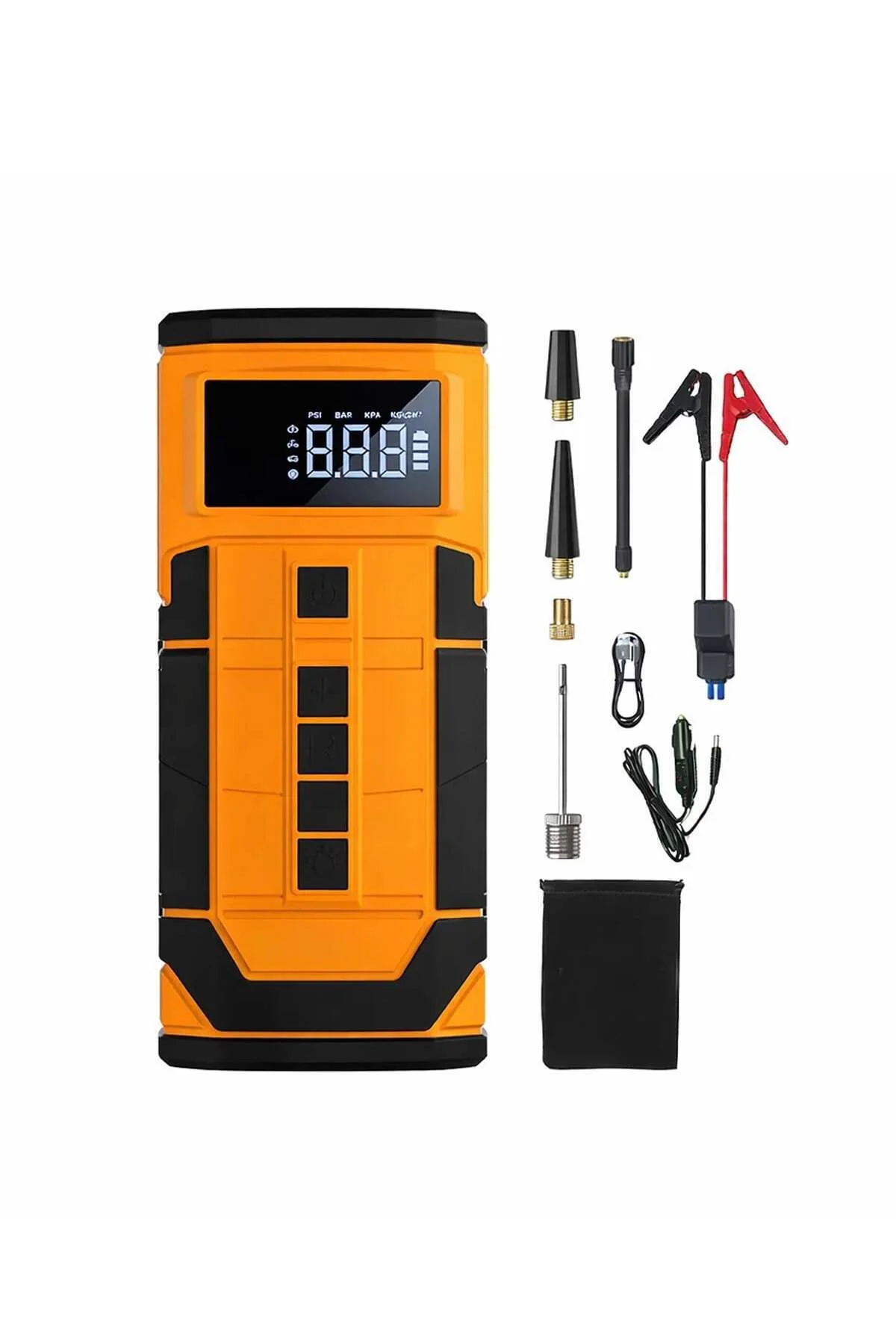 A5577 Akü Takviyeli Hava Kompresörü | 4'ü 1 Arada Powerbank, Hava A5577 Akü Takviyeli Hava Kompresörü | 4'ü 1 Arada Powerbank, Hava