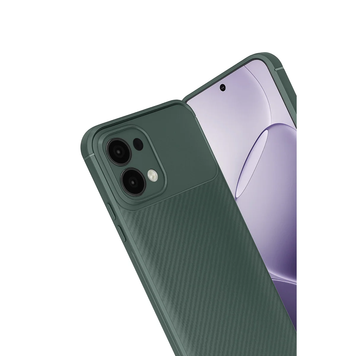 A6 Pro 4G Auto Focus Karbon Kapak Koyu Yeşil - Soft Surface & Maximum Protection | Northcity