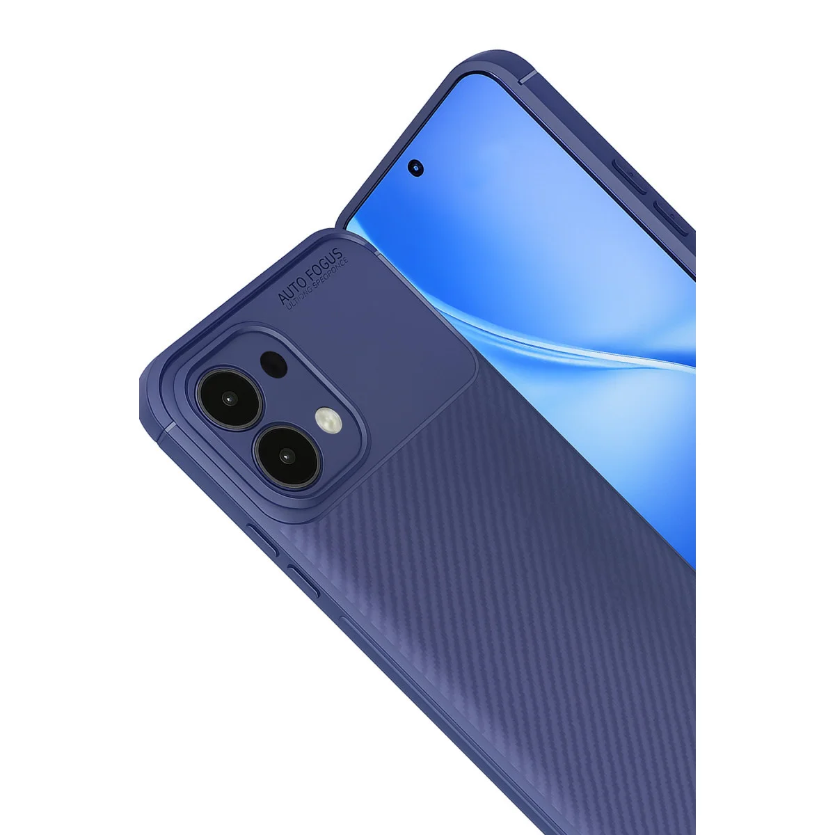 A6 Pro 4G Auto Focus Karbon Kapak - Lacivert