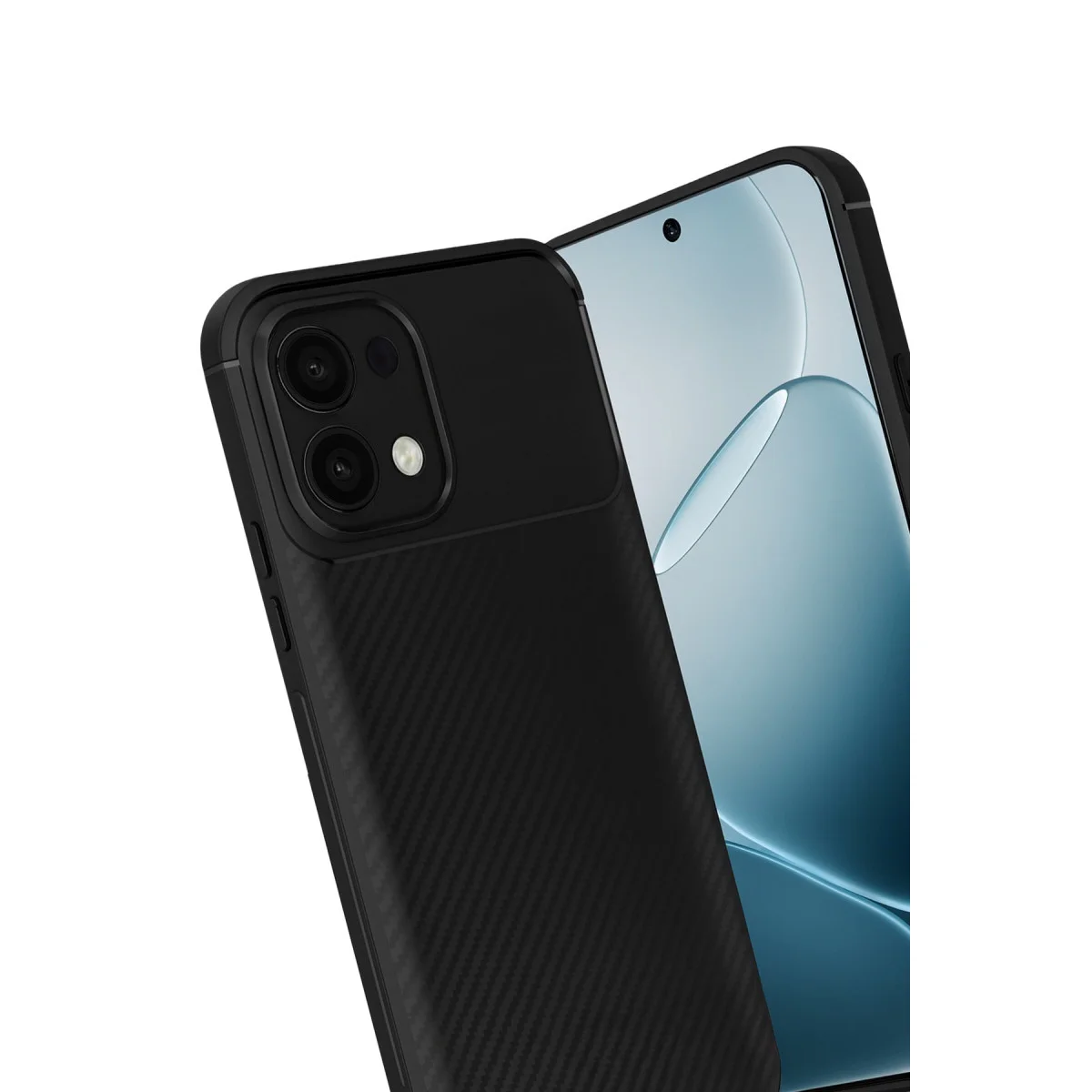 A6 Pro 4G Auto Focus Karbon Kapak - Siyah