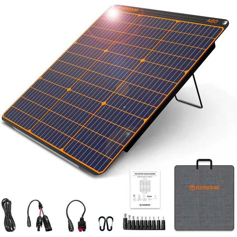 A60 Taşınabilir Güneş Paneli 60W — Yüksek Verimlilikli Katlanır Güneş Paneli Fiyatı, Yorumları ve Özellikleri
