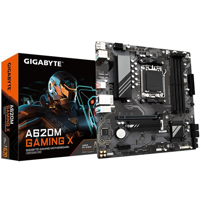 Gigabyte A620m Gaming X 6400Mhz(Oc) Ddr5 Soket Am5 M.2 Hdmi Dp Matx Anakar