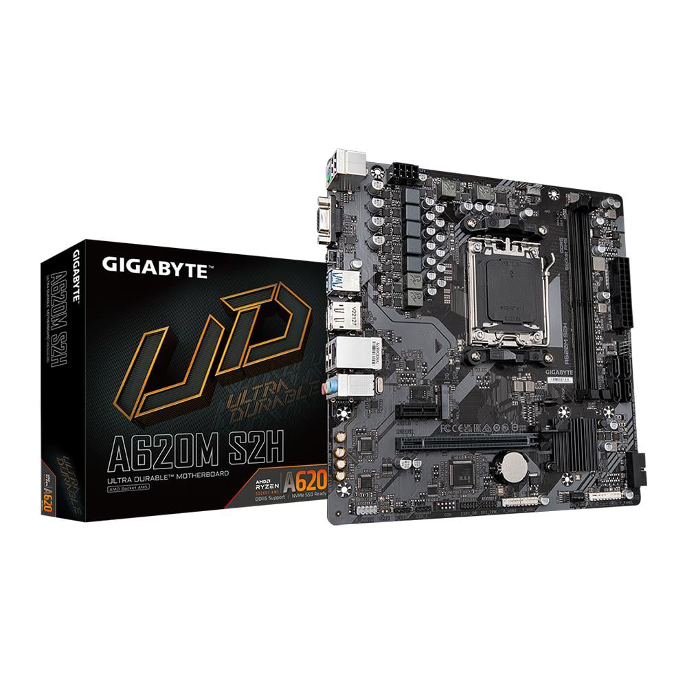 Gigabyte A620m-S2h 6400Mhz(Oc) M.2 Am5 Matx Ddr5 Anakart