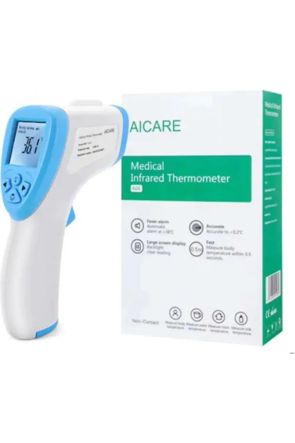 A66 Ateş Ölçer Temassız Ateş Ölçer Digital Termometre A66 Ateş Ölçer Temassız Ateş Ölçer Digital Termometre