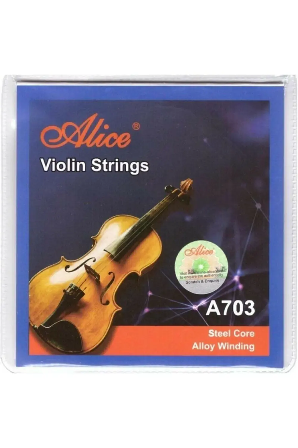 A703 Professıonal Takım Keman Teli + Keman Susturucusu + Karin Ke