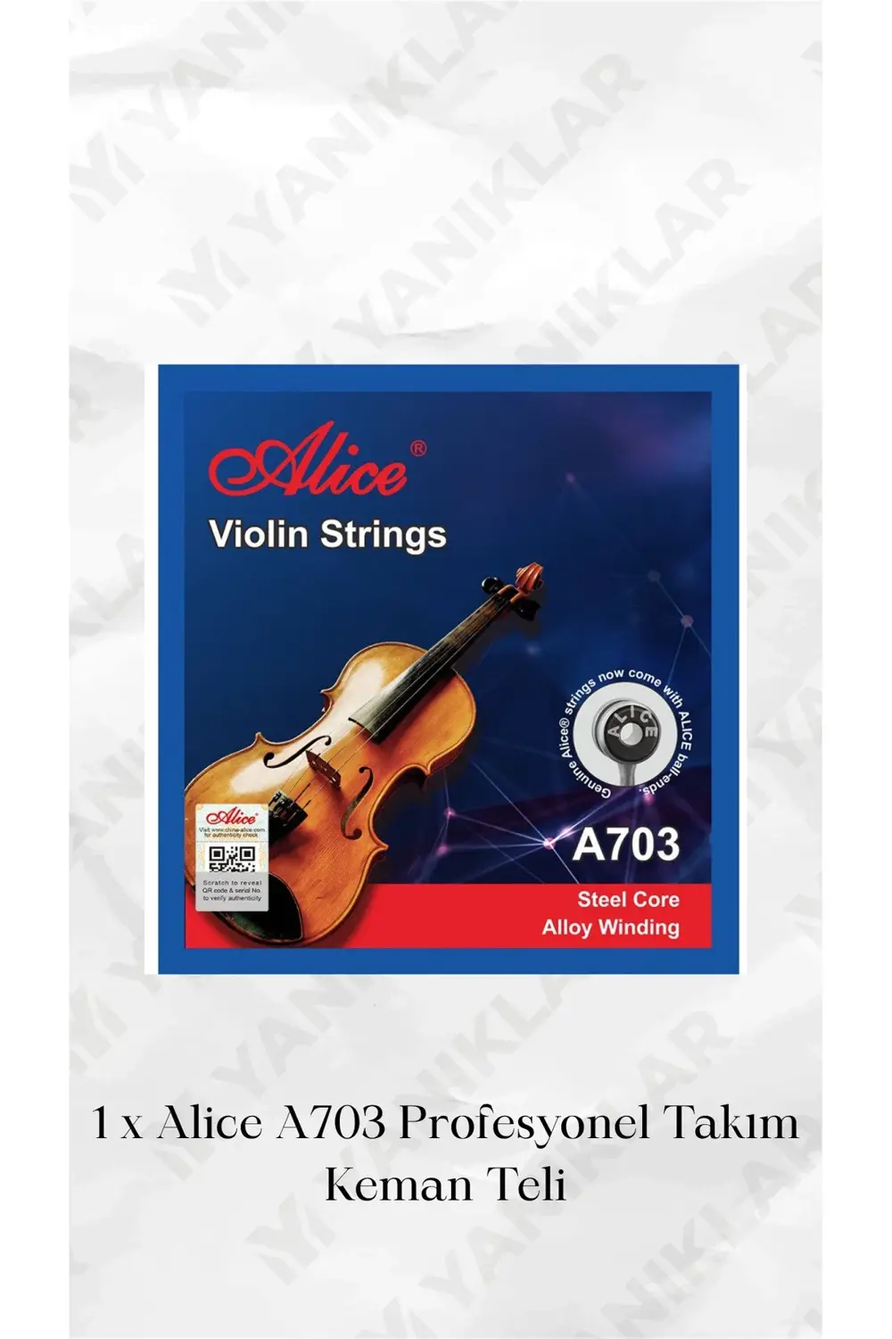 A703 Profesyonel Takım ( Keman Teli + Keman Susturucusu + Keman R