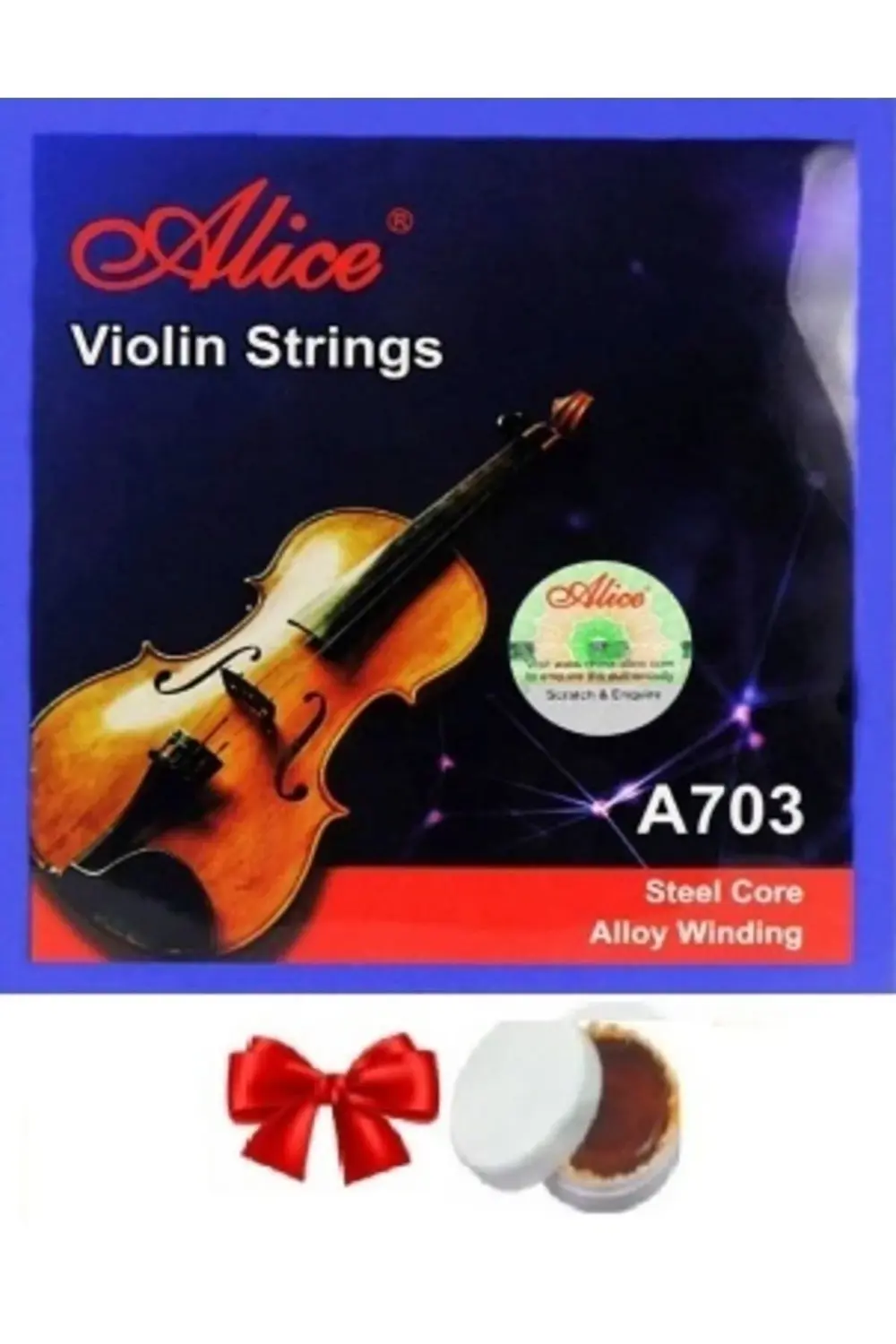 A703 Takım 4/4 Keman Teli + Reçine