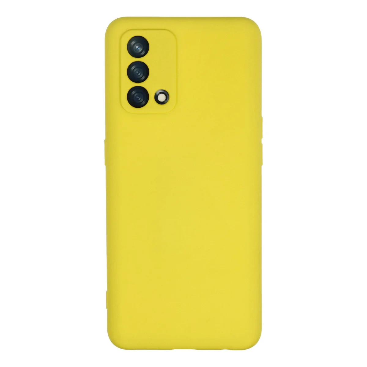 A74 4G Nano İçi Kadife Silikon Kılıf - Sarı