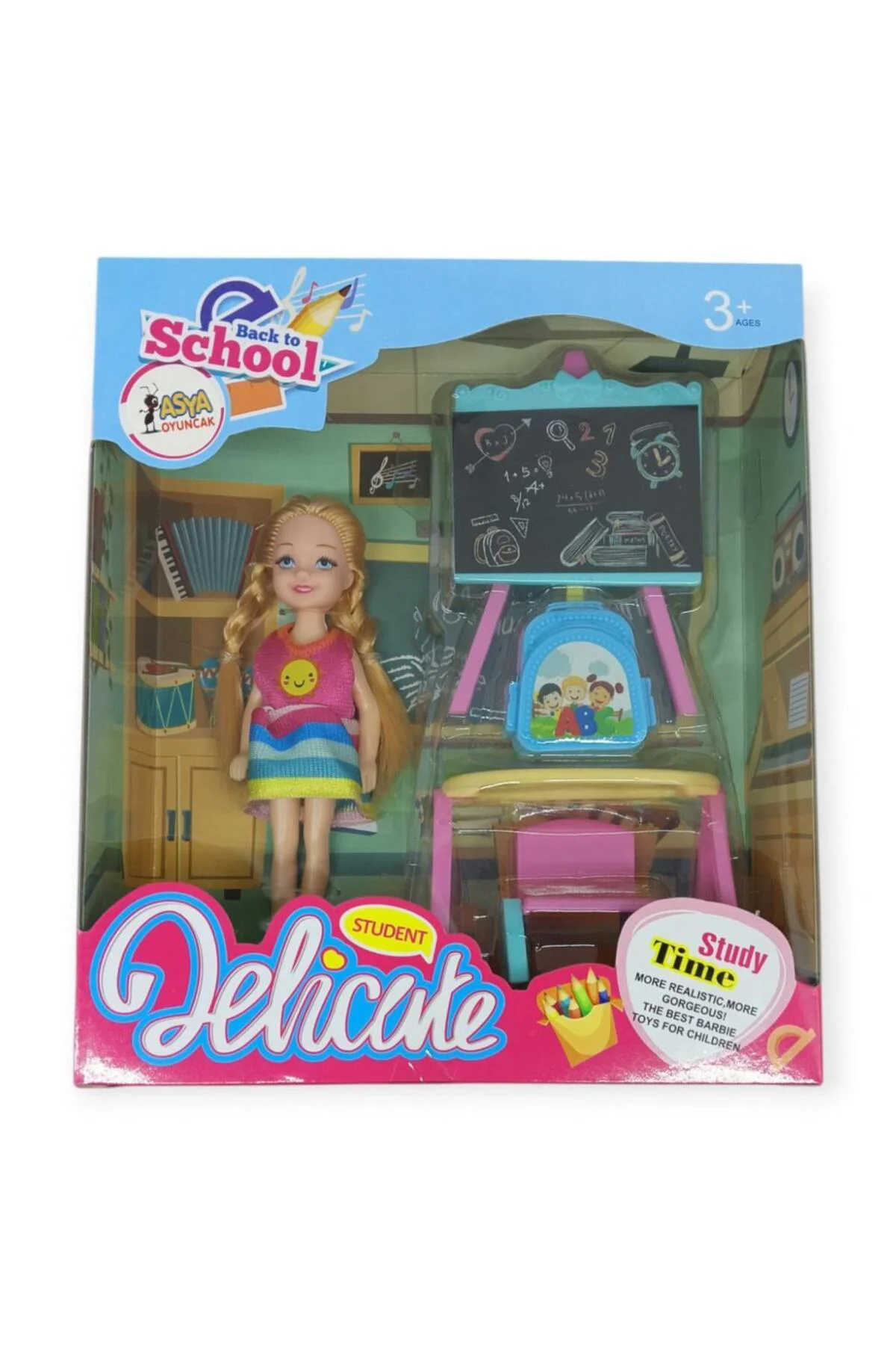 A8-21 - BEBEK SETİ - OKUL - KUTULU (Lisinya)