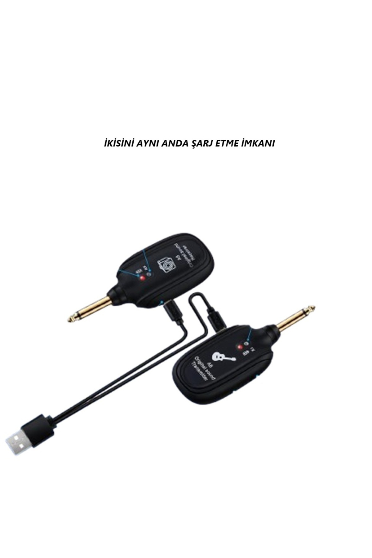 A8 Kablosuz Jak Sistemi Şarj Edilebilir Uhf Ses Kablosuz Verici A