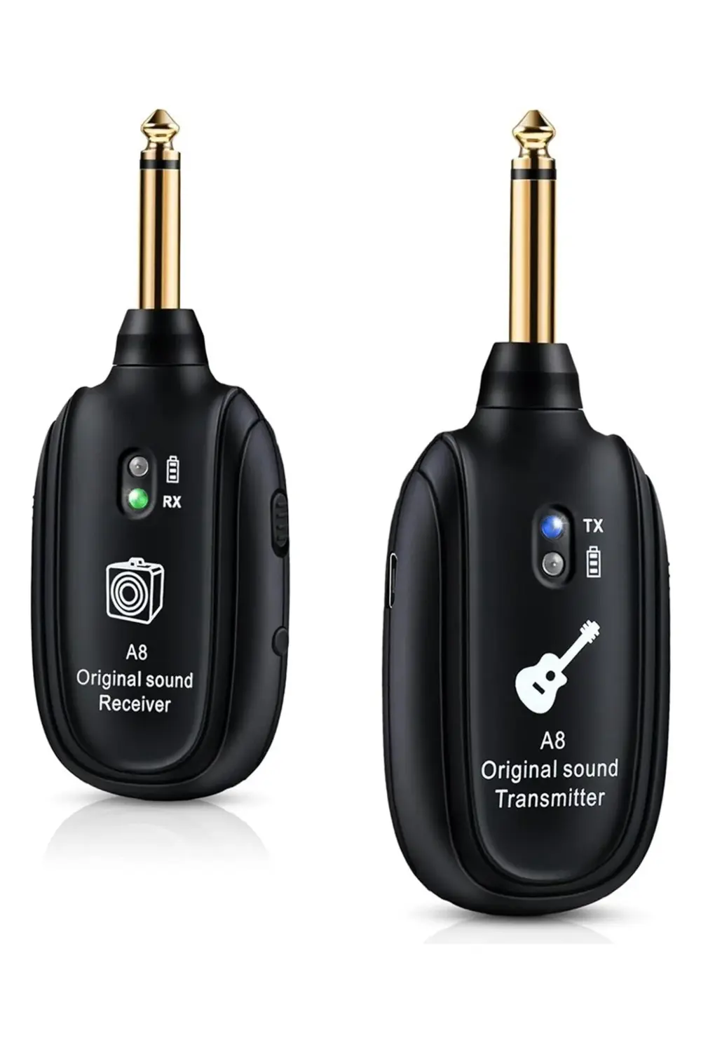 A8 Kablosuz Jak Sistemi Şarj Edilebilir Uhf Ses Kablosuz Verici A