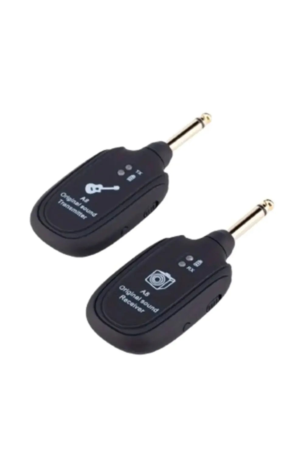 A8 Kablosuz Jak Sistemi Şarj Edilebilir Uhf Ses Kablosuz Verici A
