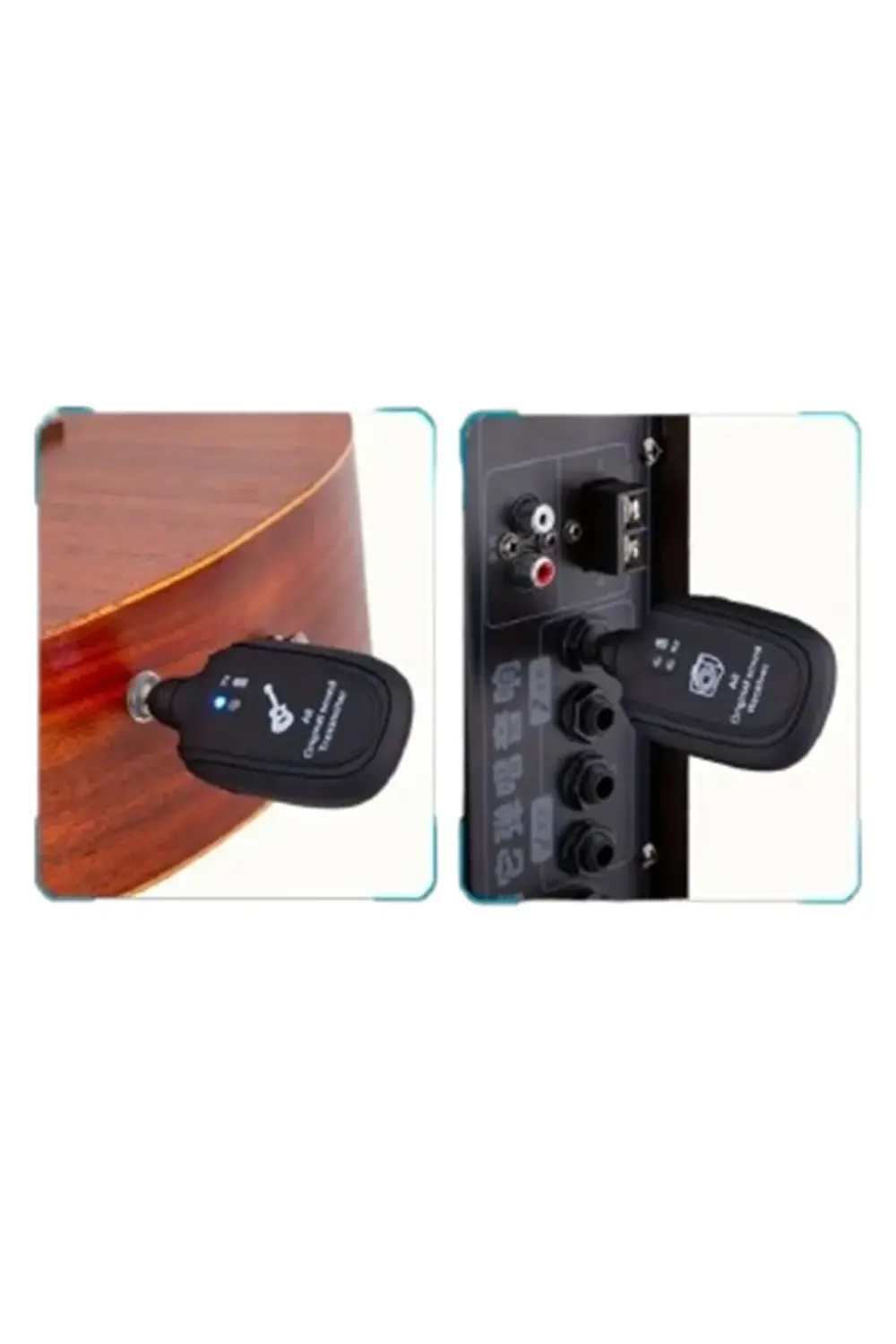 A8 Kablosuz Jak Sistemi Şarj Edilebilir Uhf Ses Kablosuz Verici A