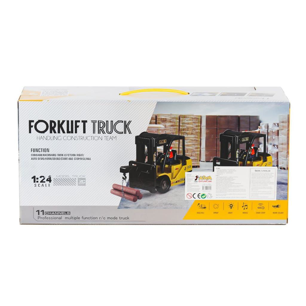 A8196-OQ9009 Kumandalı Sesli ve Işıklı Froklift 1:24 -Asya Oyunc A8196-OQ9009 Kumandalı Sesli ve Işıklı Froklift 1:24 -Asya Oyunc