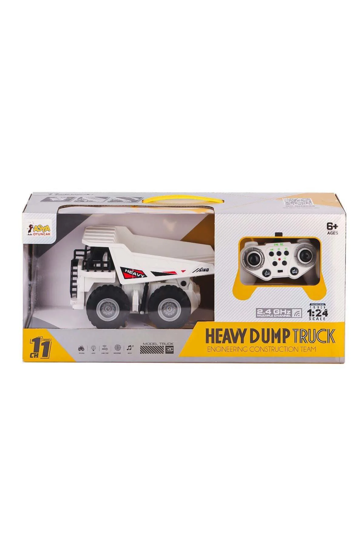 A8196-Qh9008 Kumandalı Ağır Döküm Kamyon 1:24-Asya Oyuncak