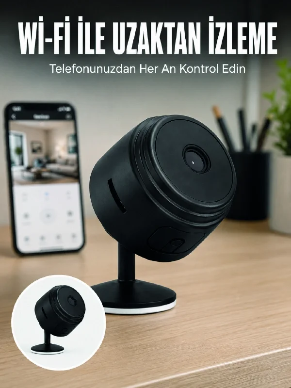 A9 Kablosuz Mini IP Kamera Wi-Fi Destekli Uzaktan İzleme Özellikli HD Güvenlik Kamerası Fiyatı, Yorumları ve Özellikleri