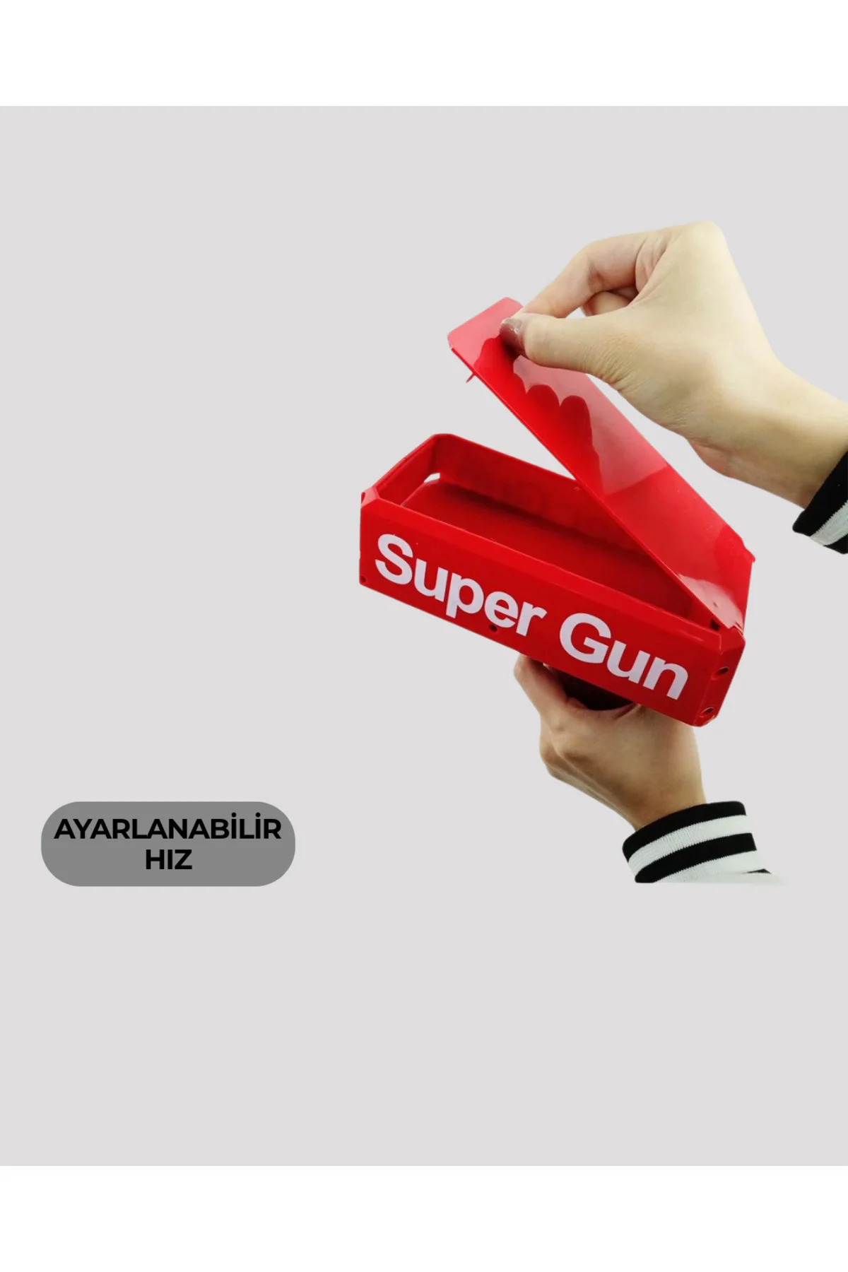 AA Pil ile Çalışan, Kolay Kullanımlı Kâğıt Fırlatıcı Oyuncak - Li