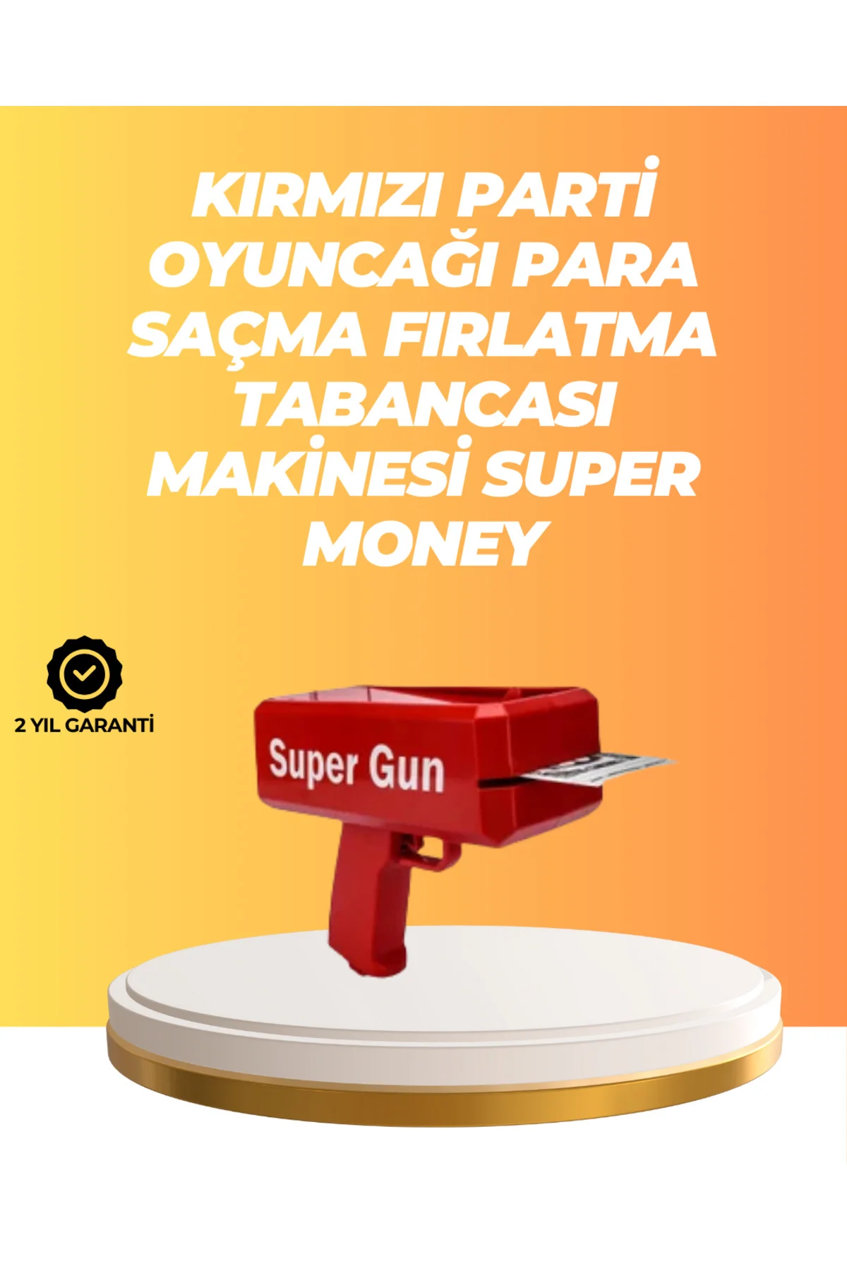AA Pil ile Çalışan, Kolay Kullanımlı Kâğıt Fırlatıcı Oyuncak