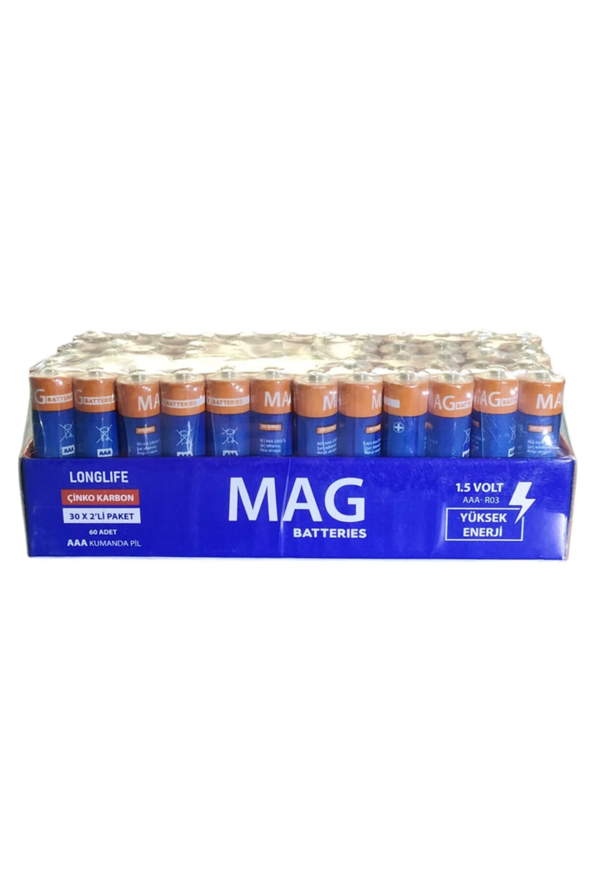 AAA 1.5V Kumanda Pil (60 Adet) AAA 1.5V Kumanda Pil (60 Adet) Fiyatı, Yorumları ve Özellikleri