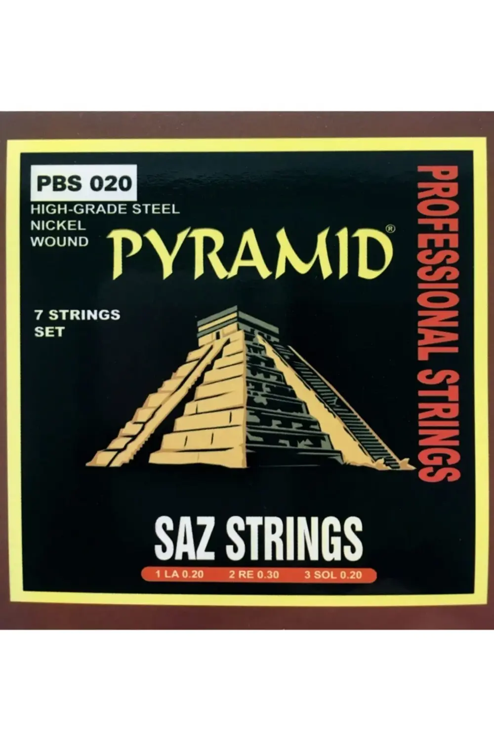 Abanoz Bağlama Saz Burgu Takımı 7 Adet