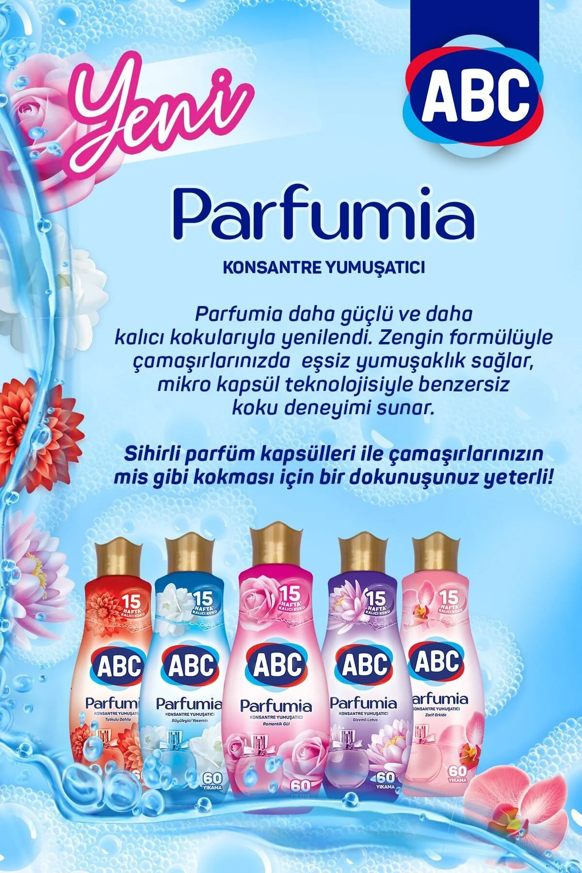 ABCParfumia Kon. Yumuşatıcı Tutkulu Dahlia 1440ml