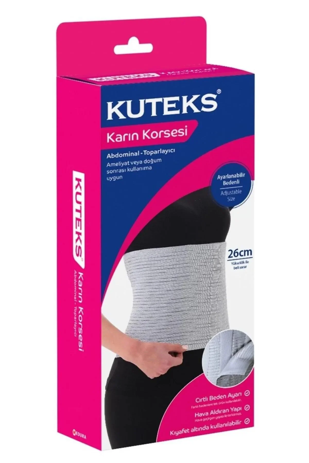Abdominal Karın Korsesi - Doğum Sonrası Korse Ayarlanabilir Beden