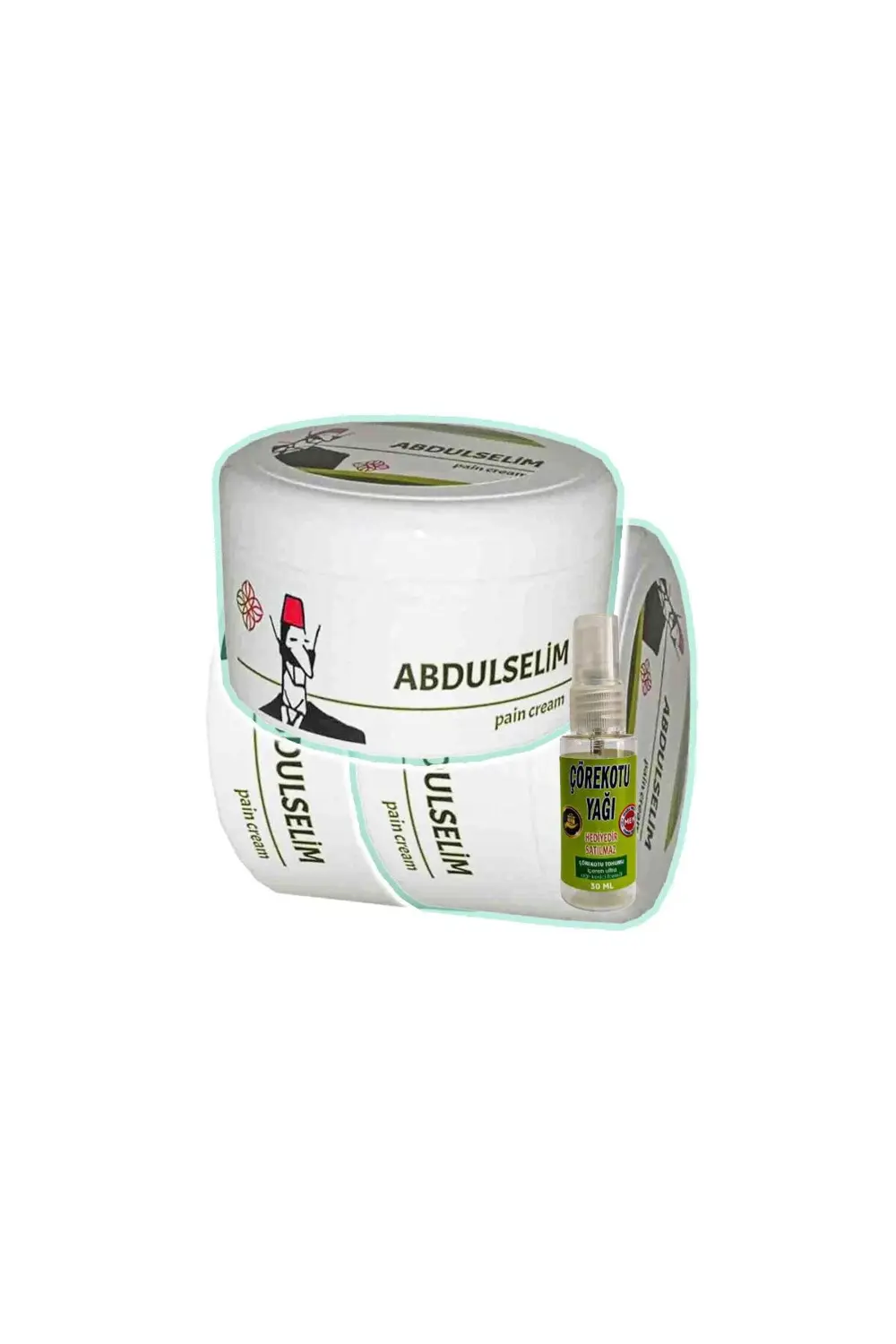 Abdülselim Rahatlama Masaj Bakım Kremi 3x200 ml+Çörek Otu Yağ ile