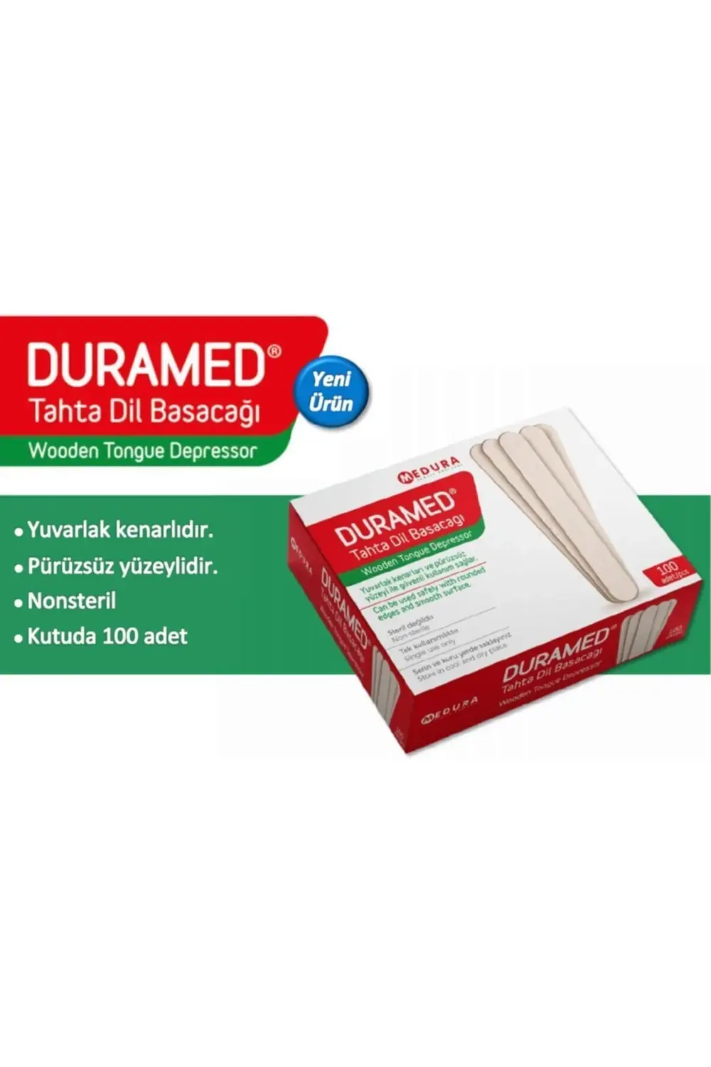 Abeslang Tahta Dil Basacağı 100'lü Paket Çx