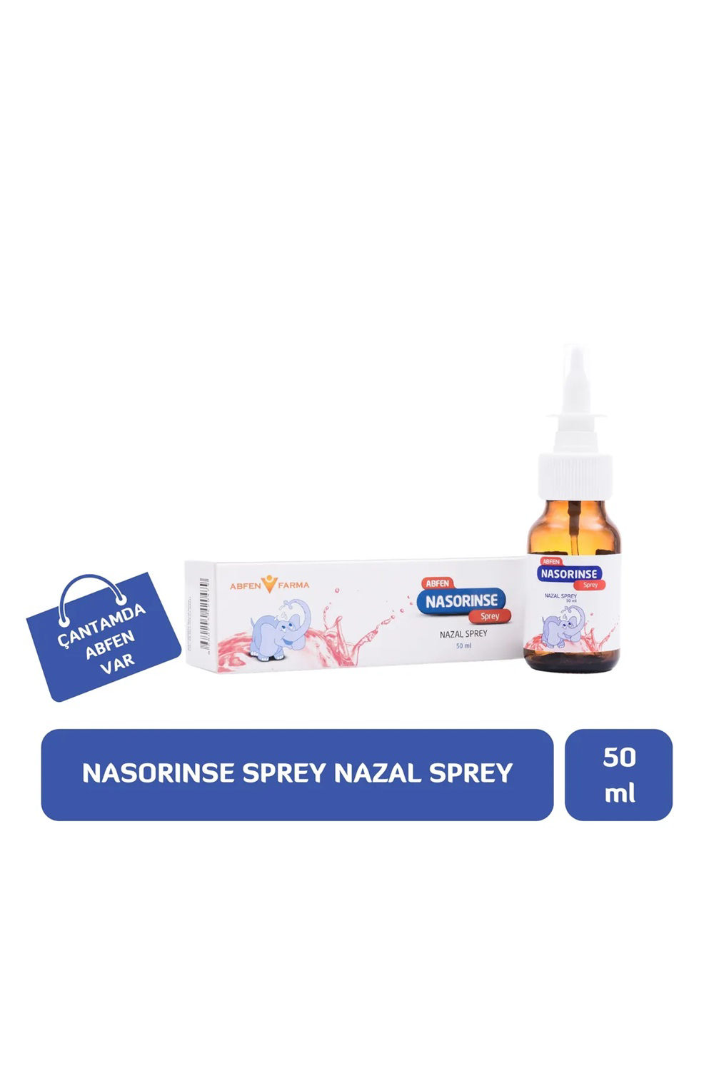 Abfen Farma Abfen Nasorinse Sprey 50 Ml
