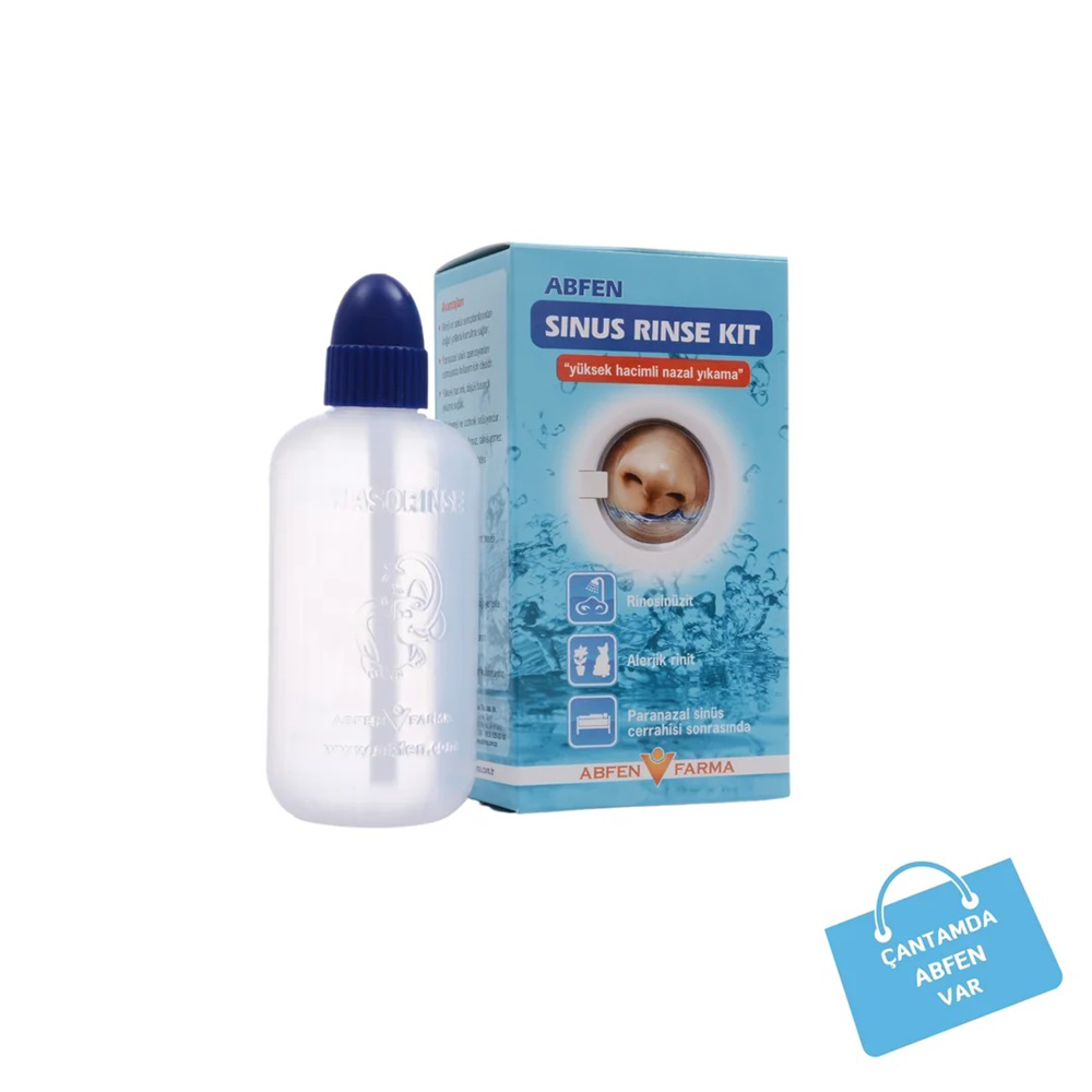 Abfen Sinüs Rinse Yetişkin Burun Yıkama Kiti 25 Adet