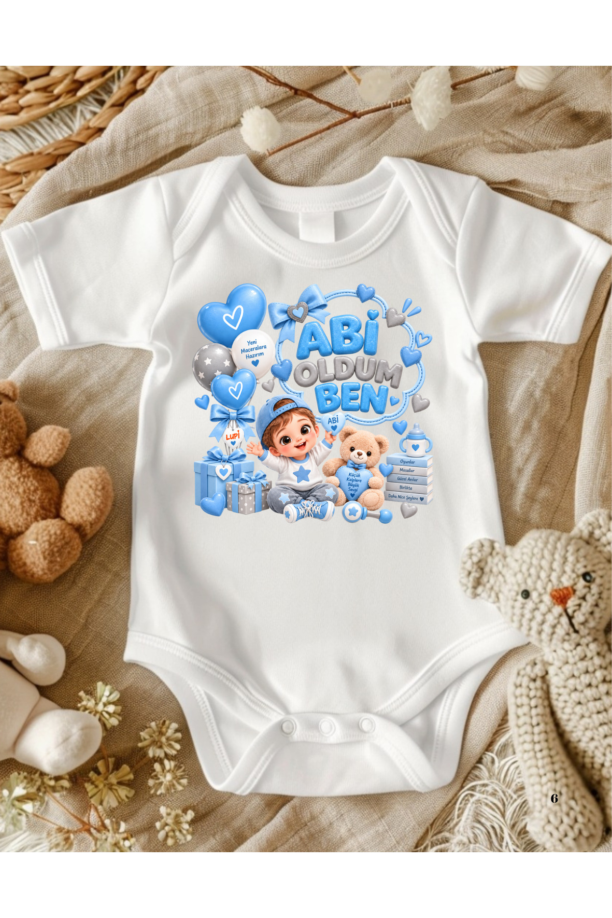Abi Oldum Yazılı Bebek Zıbın Fiyatı, Yorumları ve Özellikleri