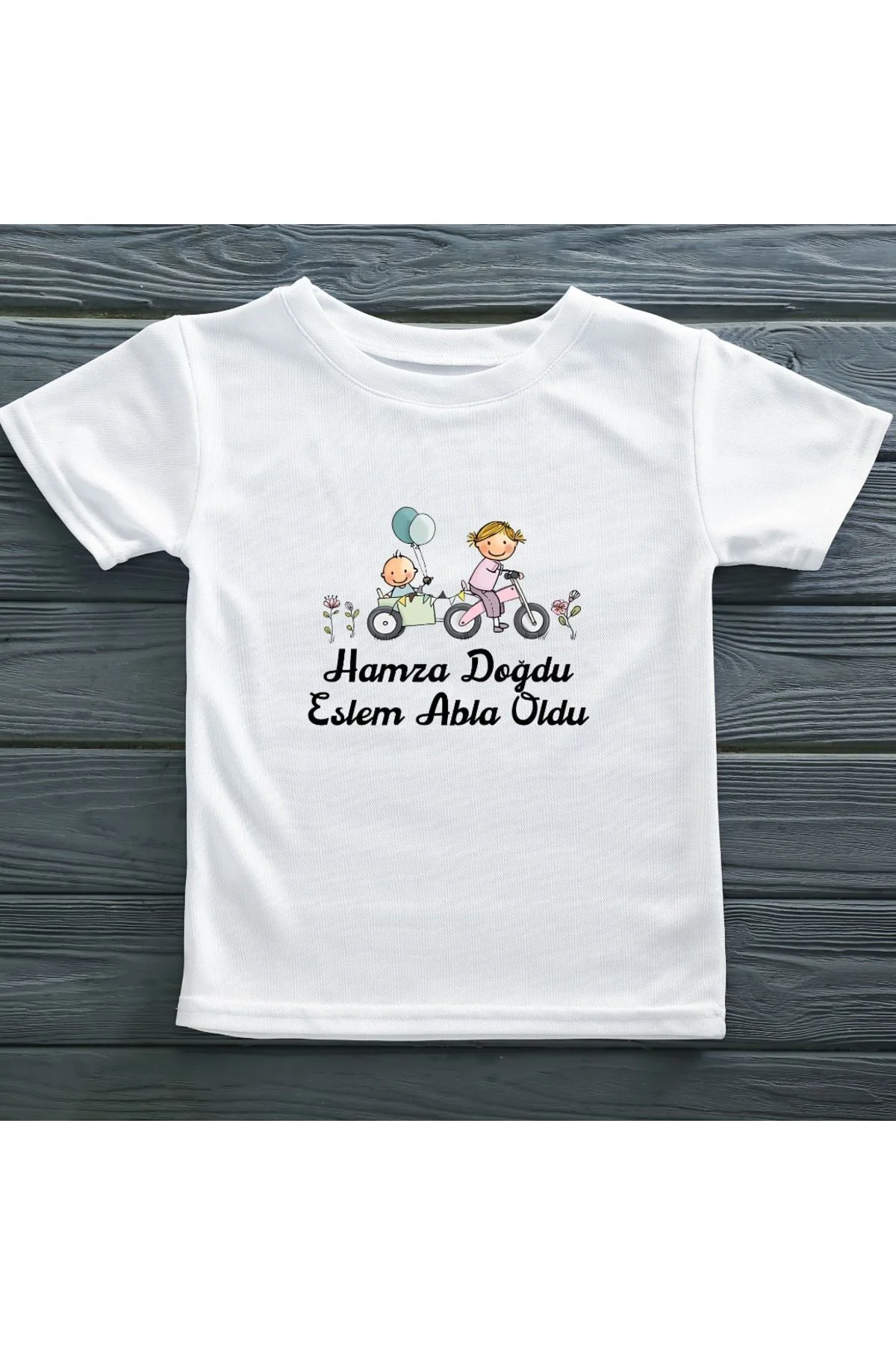 Abla Oldu Yazılı Çocuk Tişörtü