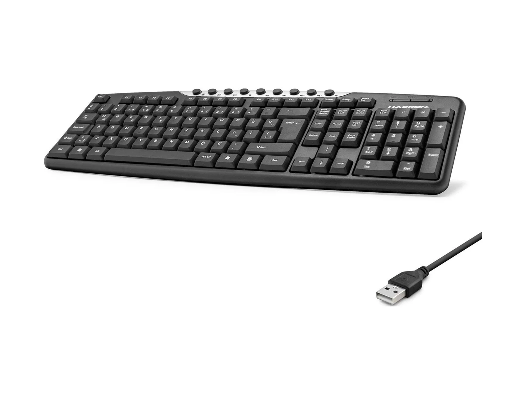 Ablolu Multımedıa Klavye Q Siyah Hd803