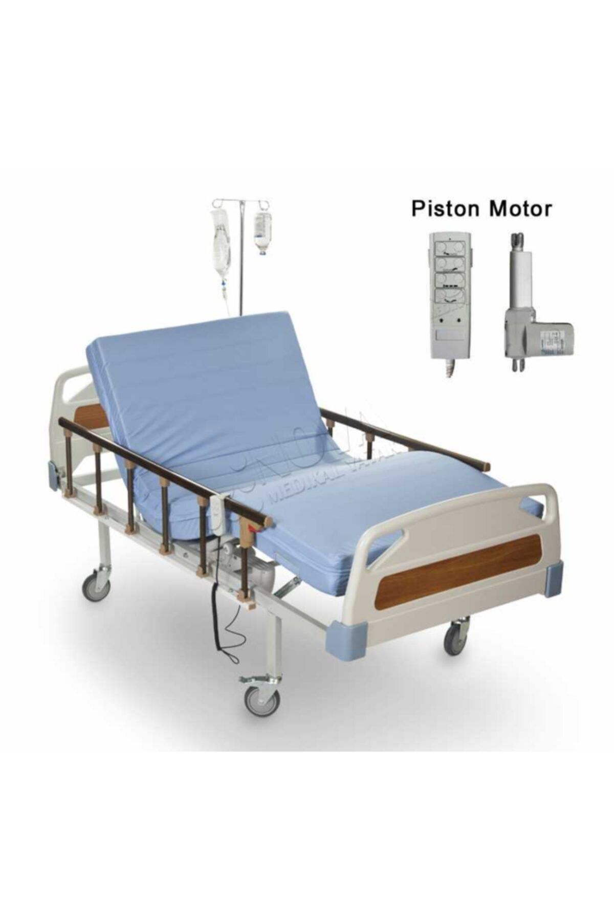 Emek Abs Başlıklı Tetik Korkuluklu Elektrikli 2 Motorlu Ev Tipi Karyol