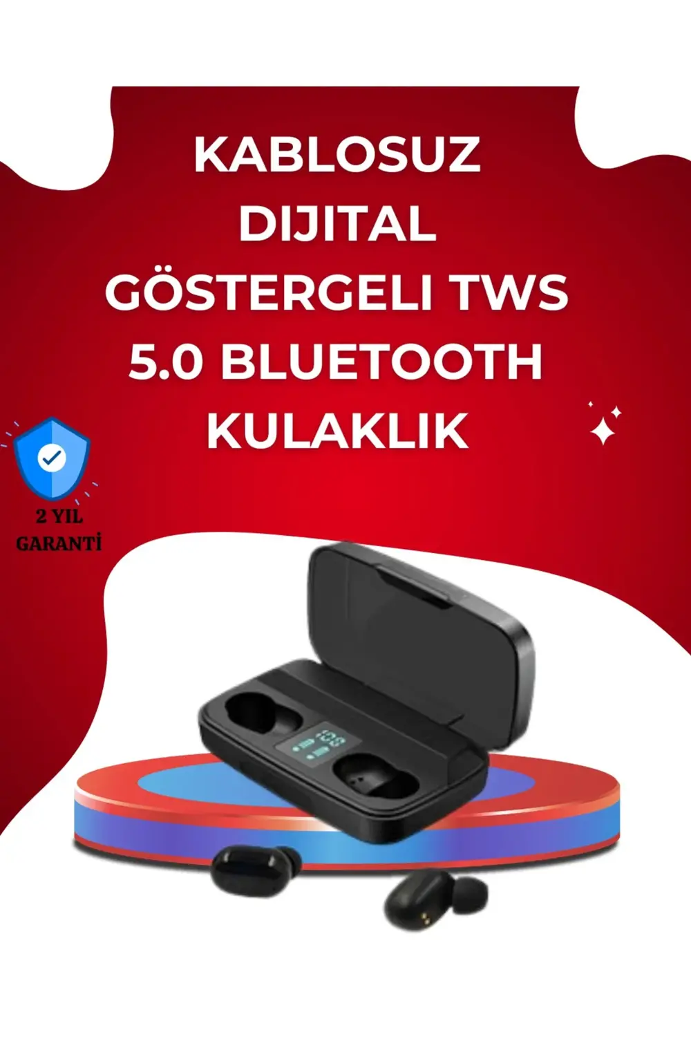 ABS Gövdeli Hafif ve Uzun Ömürlü Bluetooth Kulaklık