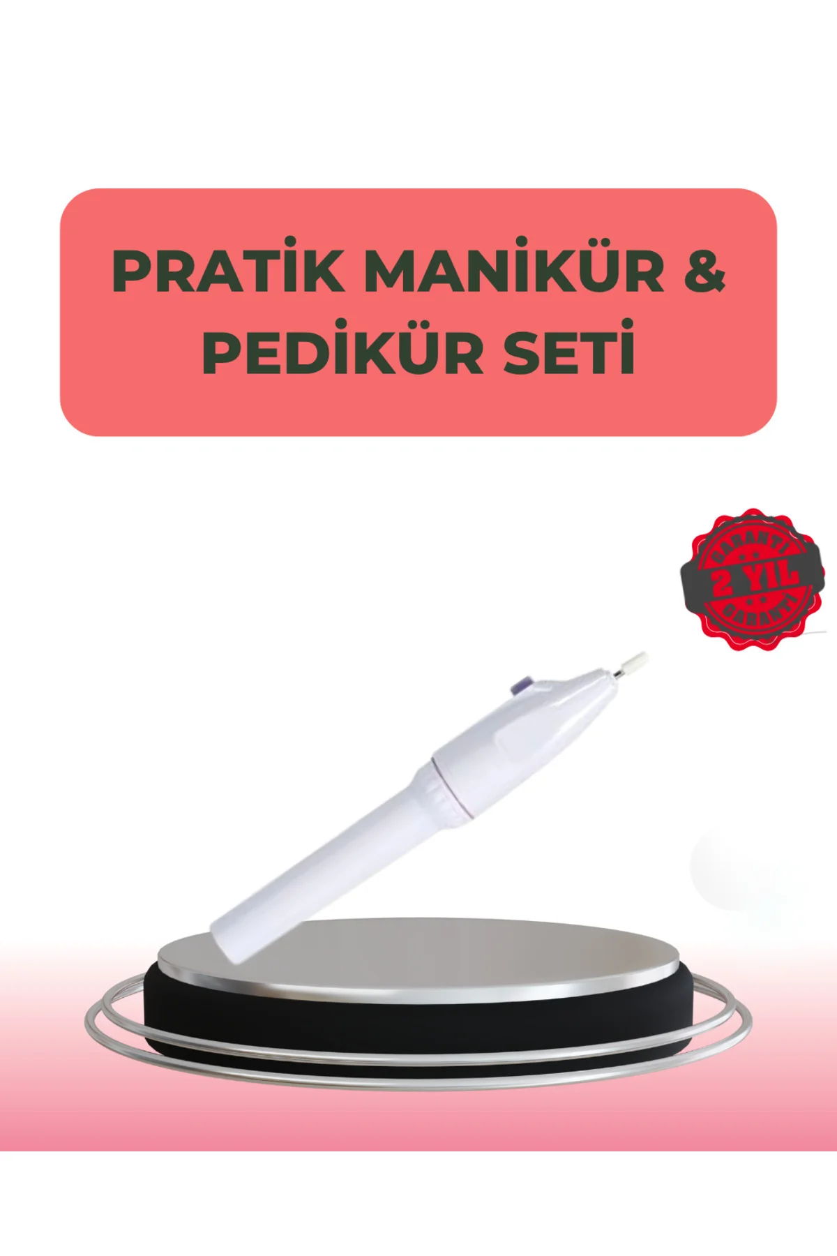 ABS Gövdeli Sessiz Tırnak Matkap Seti – Ayarlanabilir Hız ve Uzun