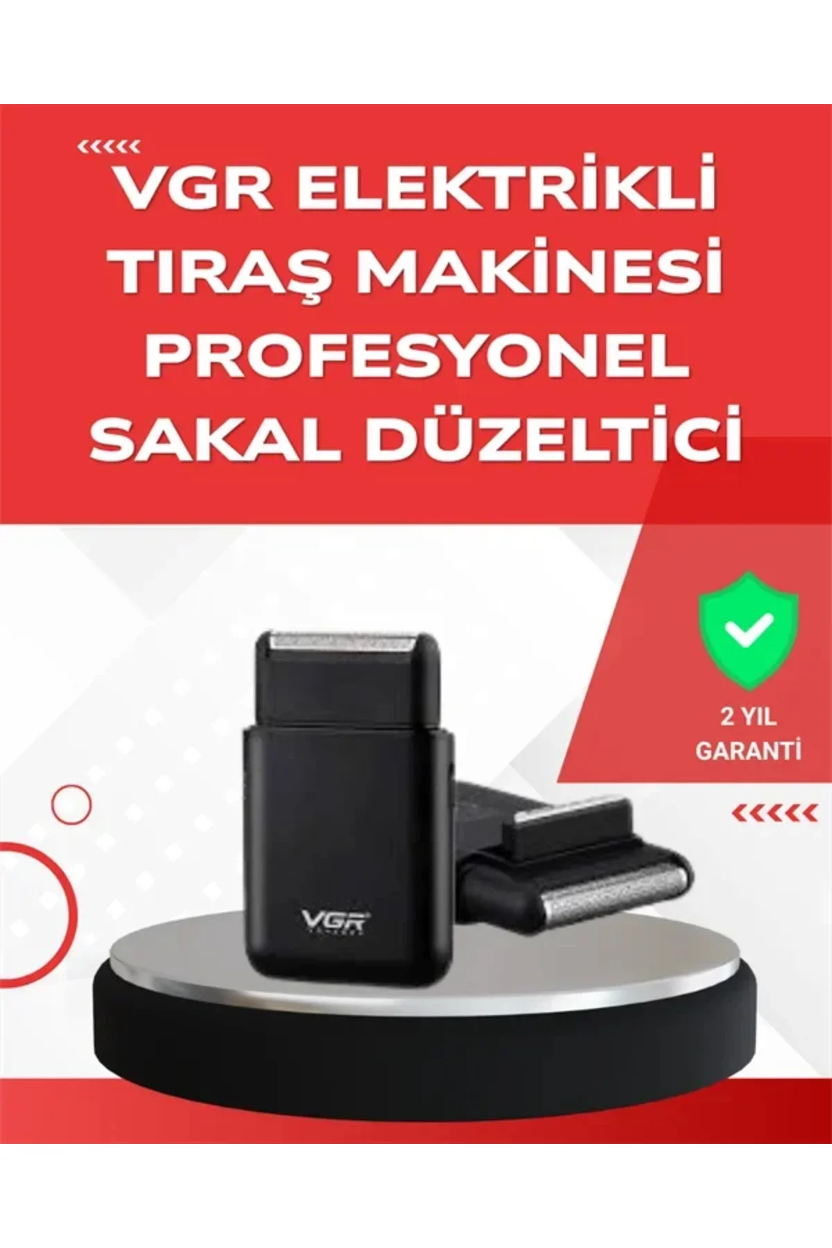 ABS Gövdeli Süper İnce Elektrikli Sakal Kesici – 45 dk Kablosuz Kullanım, Yanak Makası Dahil ABS Gövdeli Süper İnce Elektrikli Sakal Kesici – 45 dk Kablosuz Kullanım, Yanak Makası Dahil