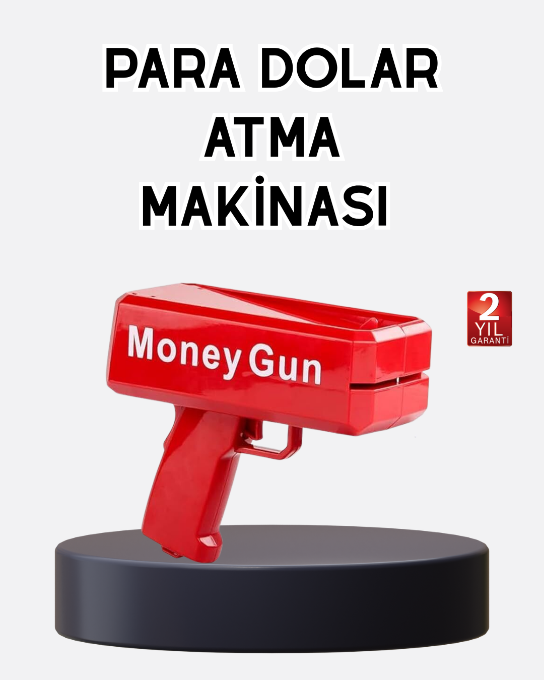 ABS Malzemeli Para Saçma Tabancası Etkinlik ve Parti Kullanımına 