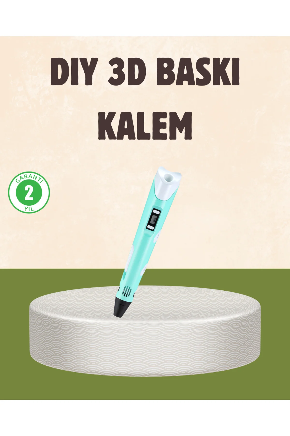 ABS ve PLA Filament Destekli 3D Yazıcı Kalem