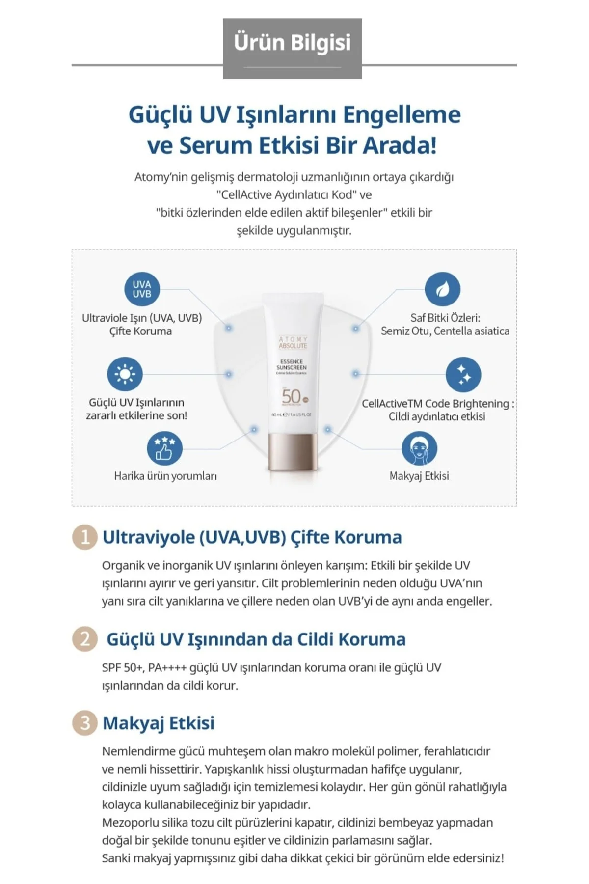 Absolute Essence UV Güneş Kremi Fiyatı, Yorumları ve Özellikleri