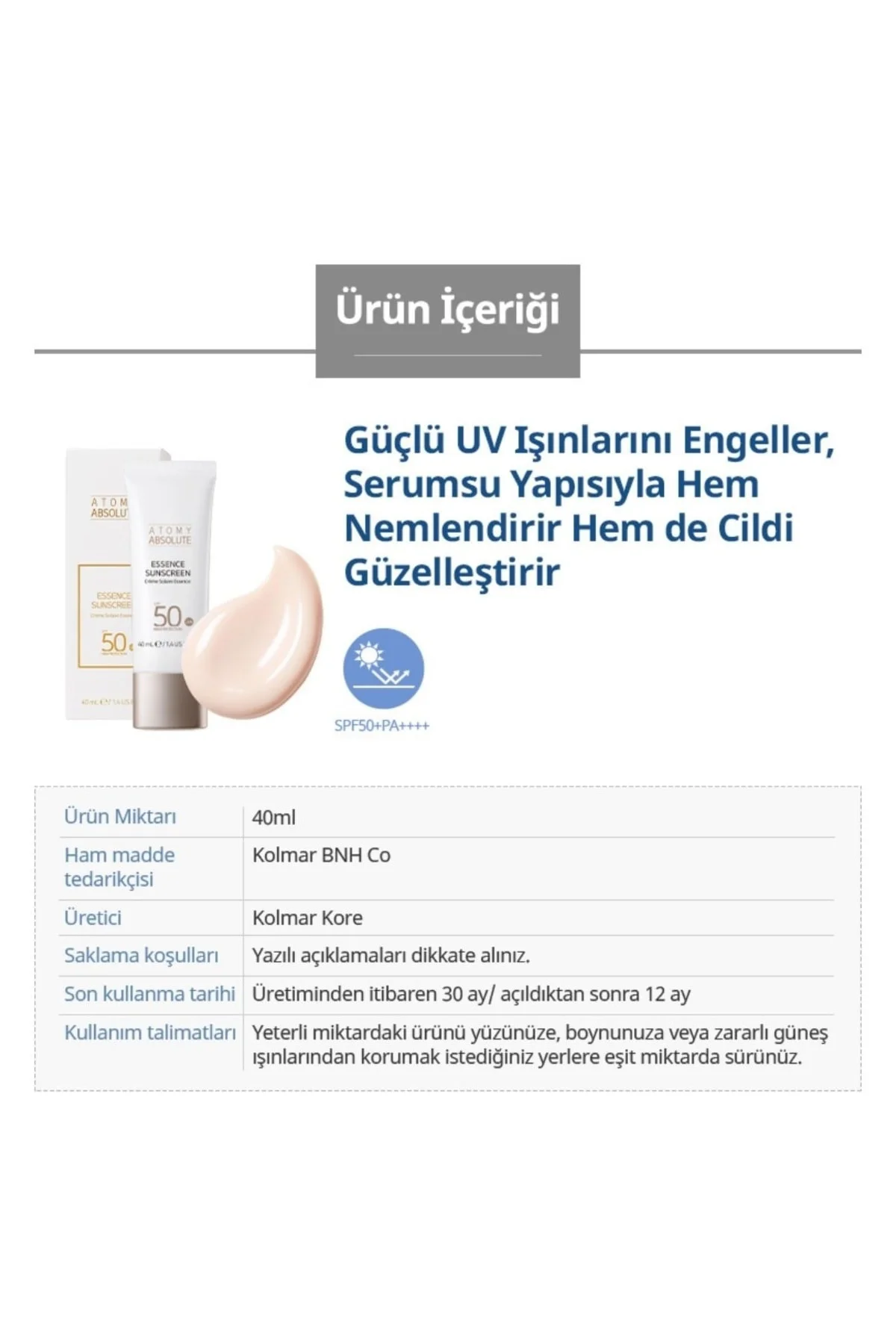 Absolute Essence UV Güneş Kremi Fiyatı, Yorumları ve Özellikleri