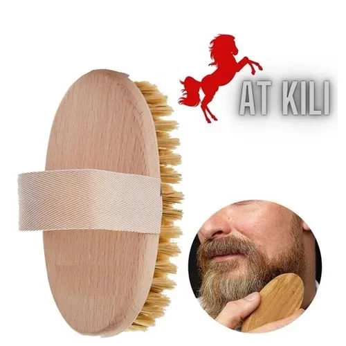 Absolute Sakinleştirici Sakal Tarama Doğal Fırçası ( Lisinya )