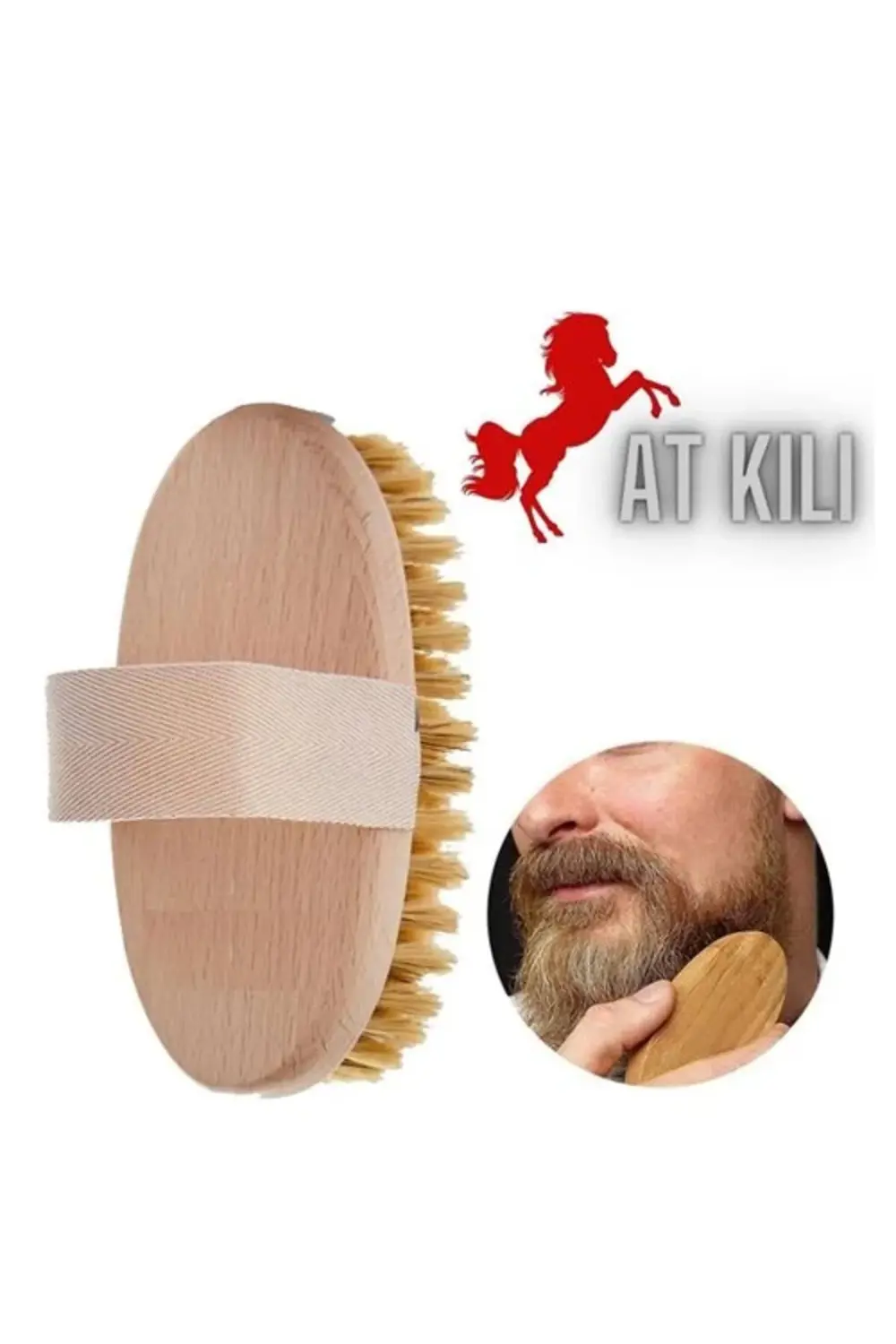 Absolute Sakinleştirici Sakal Tarama Doğal Fırçası