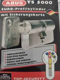Abus 45 Mm 3 Anahtarlı Saten Silindir
