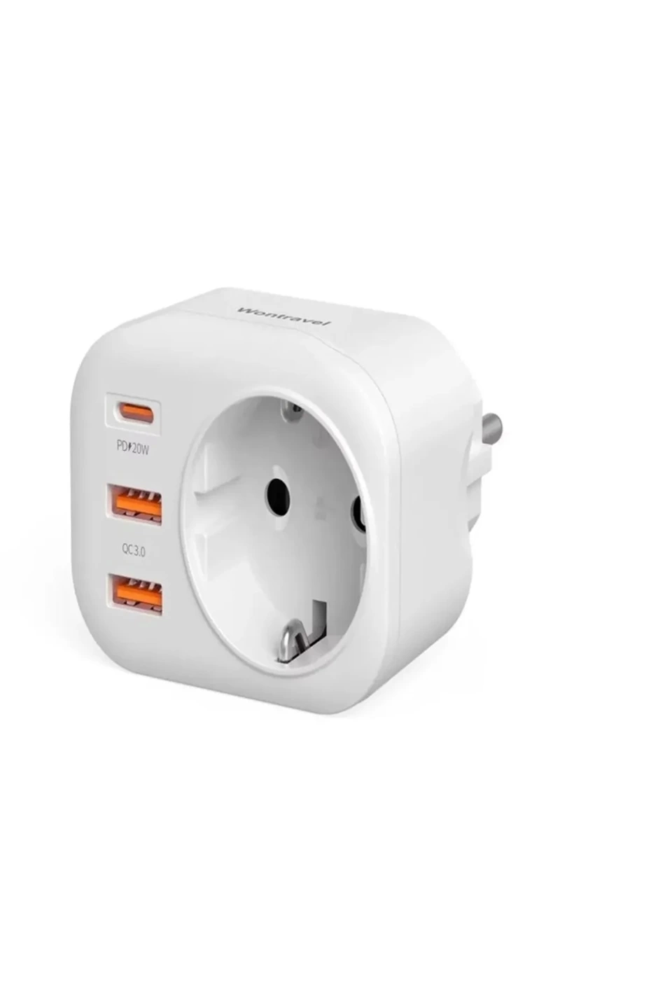 Ac-115 2500w 3.4a 2usb 1type-c 1soket Akım Korumalı Şarj Adaptörü