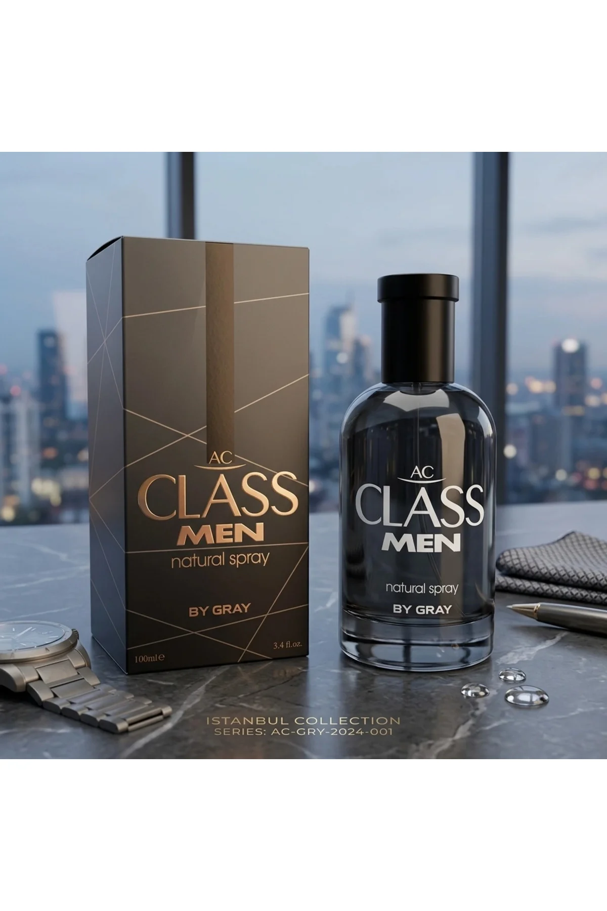 Ac Class Edc Men By Gray 100 Ml New Ac Class Edc Men By Gray 100 Ml New