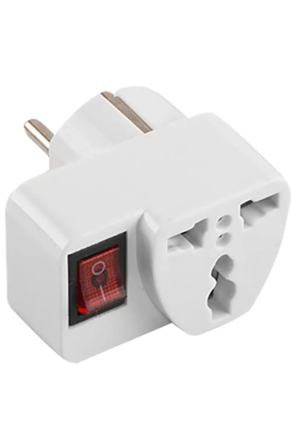 Aç Kapa Düğmeli Ingiliz Fiş Üniversal Priz Çevirici Laptop Notebo