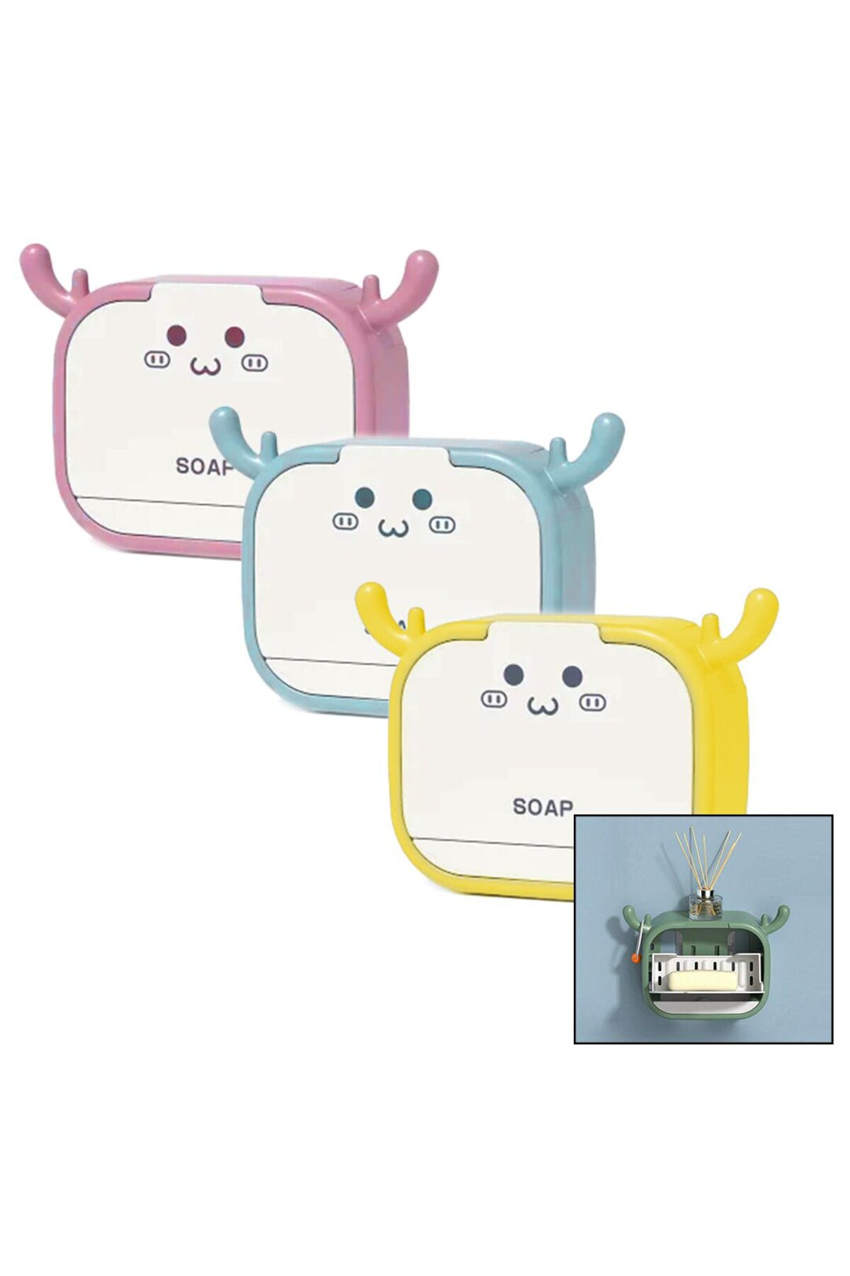 Ok Aksesuar Aç Kapa - Figürlü Sabunluk Kutusu - Askilik Go5060gok210740