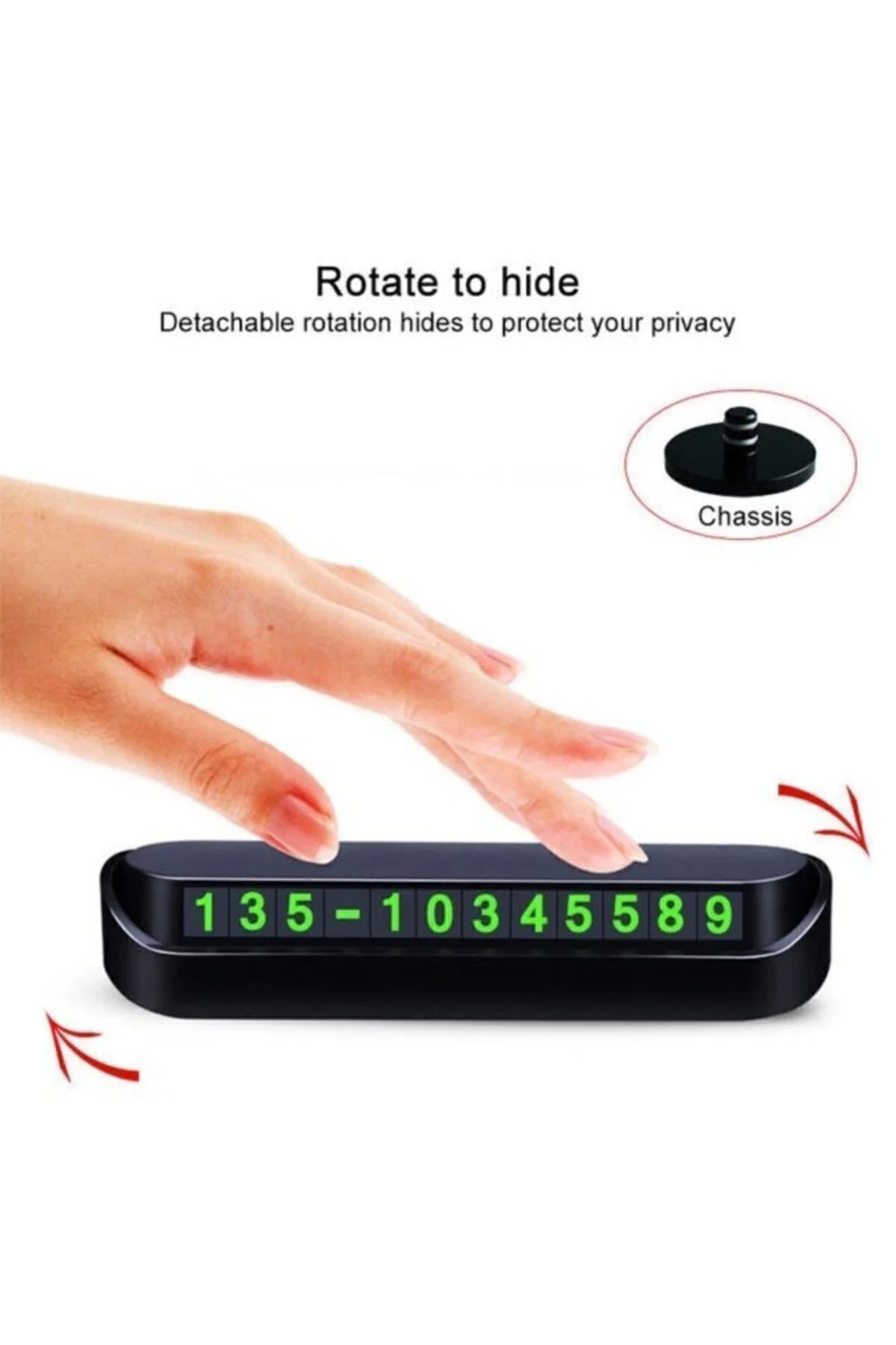 Aç-kapat Araç Içi Numaratör Araba Park Telefon Numarası