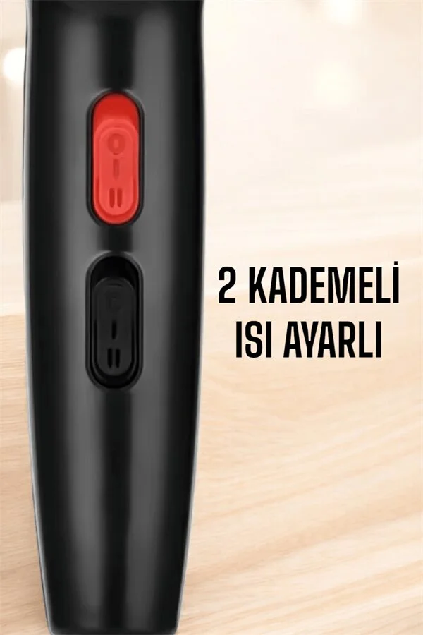 AC Motorlu Saç Kurutma Makinesi - 2200W Soğuk ve Sıcak Üfleme Özelliği